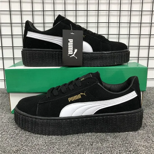 2021 New Men Casual Shoes Fashion Girl Women Pumas Platform Shoes Breathable Male Sports Casual Board Shoes Plus Size 36-44