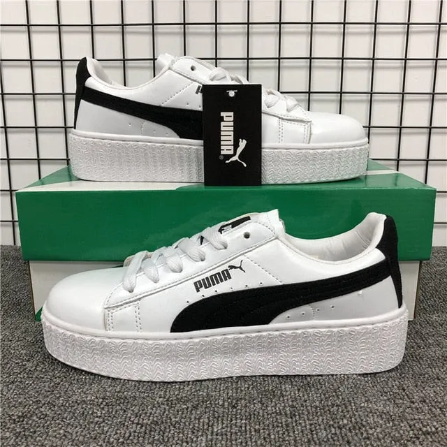 2021 New Men Casual Shoes Fashion Girl Women Pumas Platform Shoes Breathable Male Sports Casual Board Shoes Plus Size 36-44