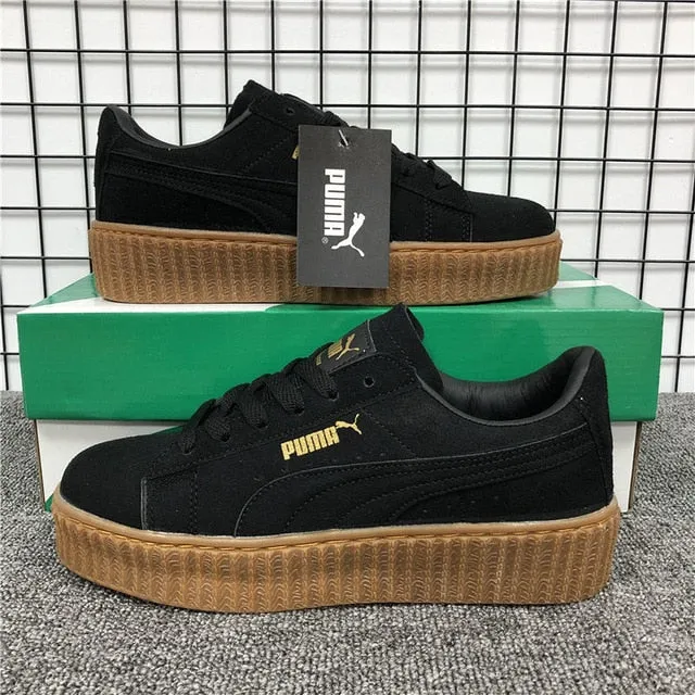 2021 New Men Casual Shoes Fashion Girl Women Pumas Platform Shoes Breathable Male Sports Casual Board Shoes Plus Size 36-44