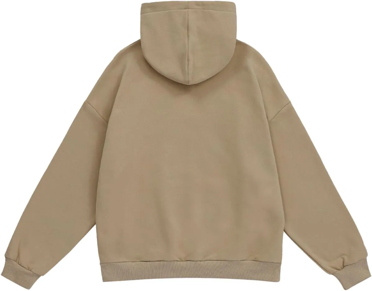 Aelfric Eden Hoodies for Women Oversized Letter Graphic Hoodie Sweatshirts Unisex Y2K Streetwear Fall Long Sleeve Pullover