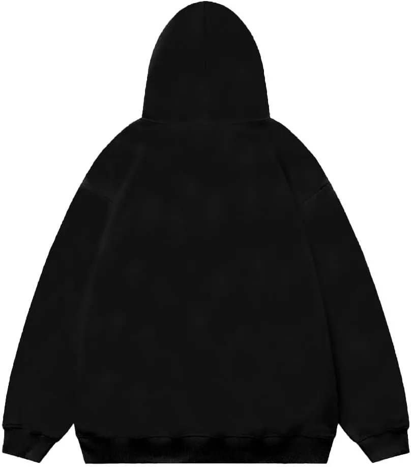 Aelfric Eden Womens Oversized Hoodies Star Graphic Fleece Hooded Streetwear Unisex Sweatshirts Pullover with Pocket