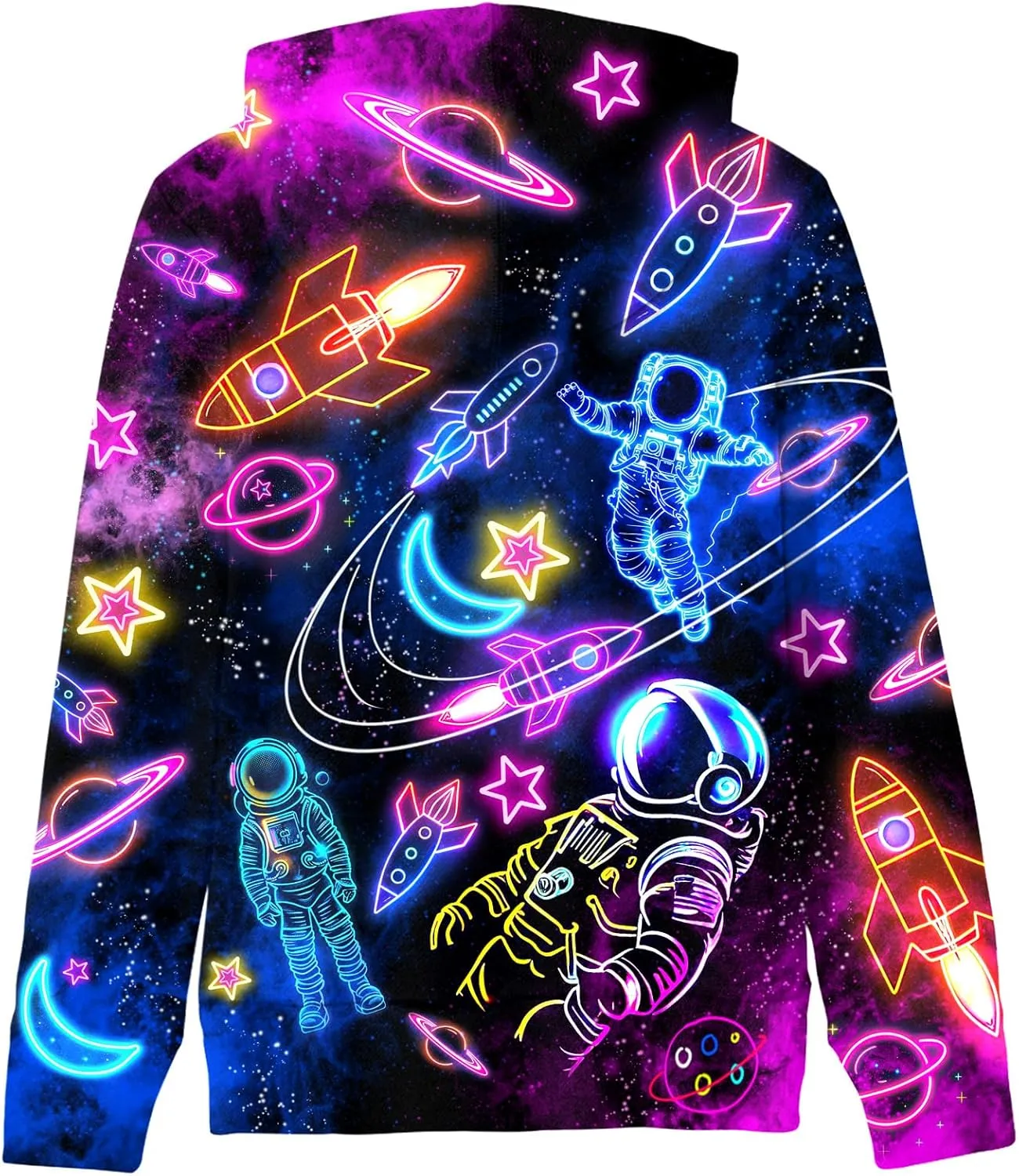 AIDEAONE Boys Girls Fleece Hoodies 3D Print Plush Pullover Hoodie Casual Hooded Sweatshirts with Pocket for Age 5-16 Kids
