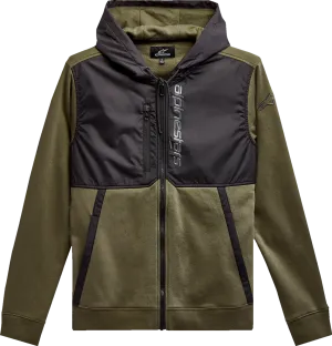 ALPINESTARS Aligned Zip Hoodie - Military/Black - 2XL 12135100069102X