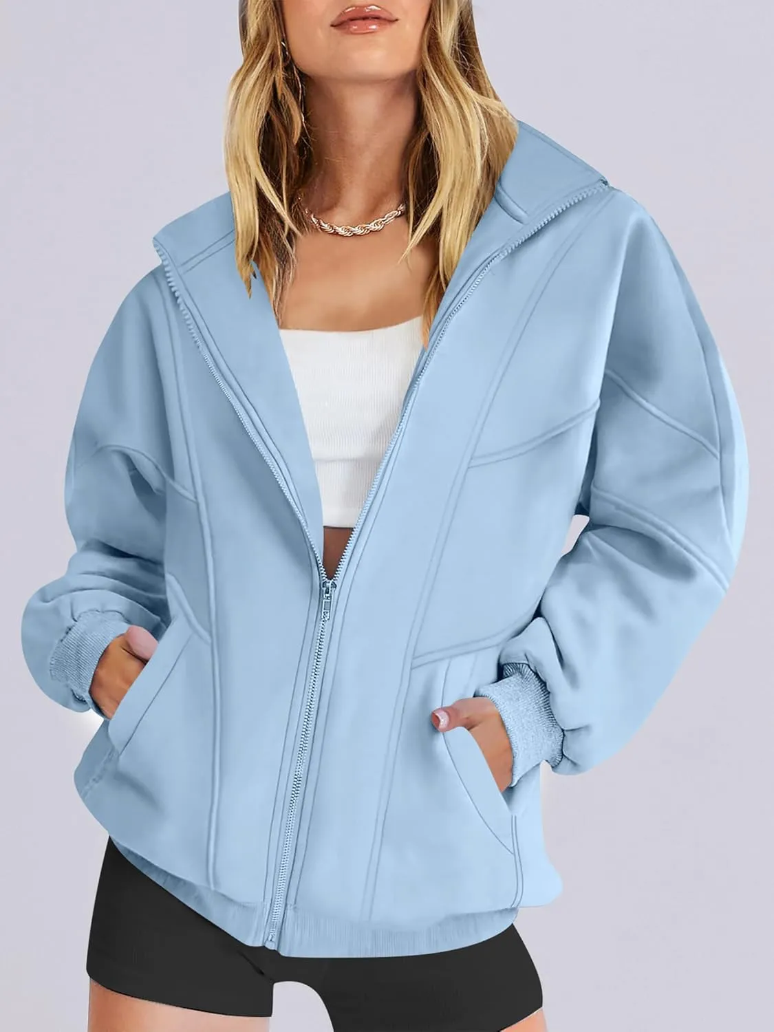 ANRABESS Women's Oversized Full Zip Up Sweatshirts Jacket 2025 Fall Fleece Long Sleeve Hoodies Outfit