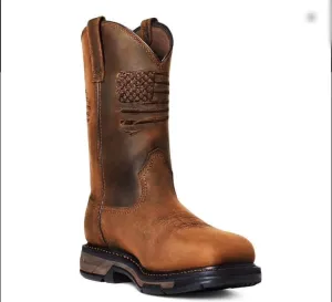 Ariat XT WorkHog Patriotic Carbon Toe Waterproof Workboot