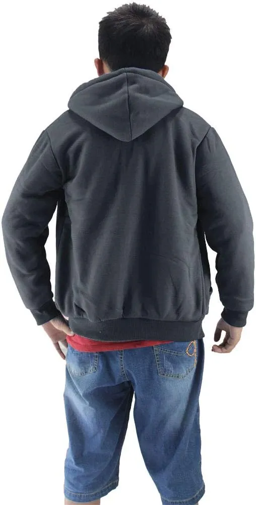 Boys' Sherpa-Lined Fleece Zip-Up Hoodie Sweatshirts Youth Kids Serpa Fleece Sweatshirt