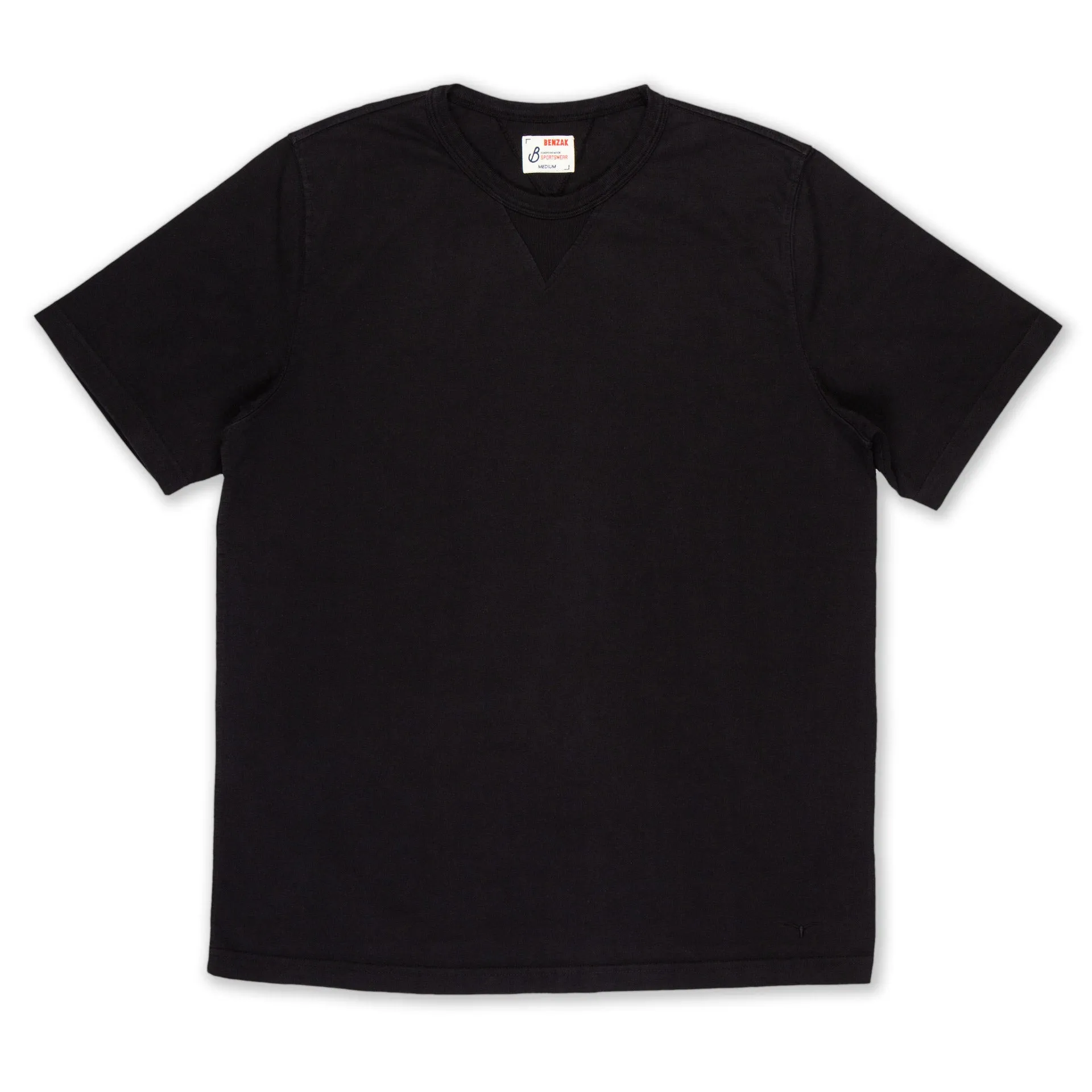 BT-06 GUSSET TEE black extra heavy jersey