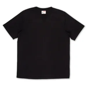 BT-06 GUSSET TEE black extra heavy jersey