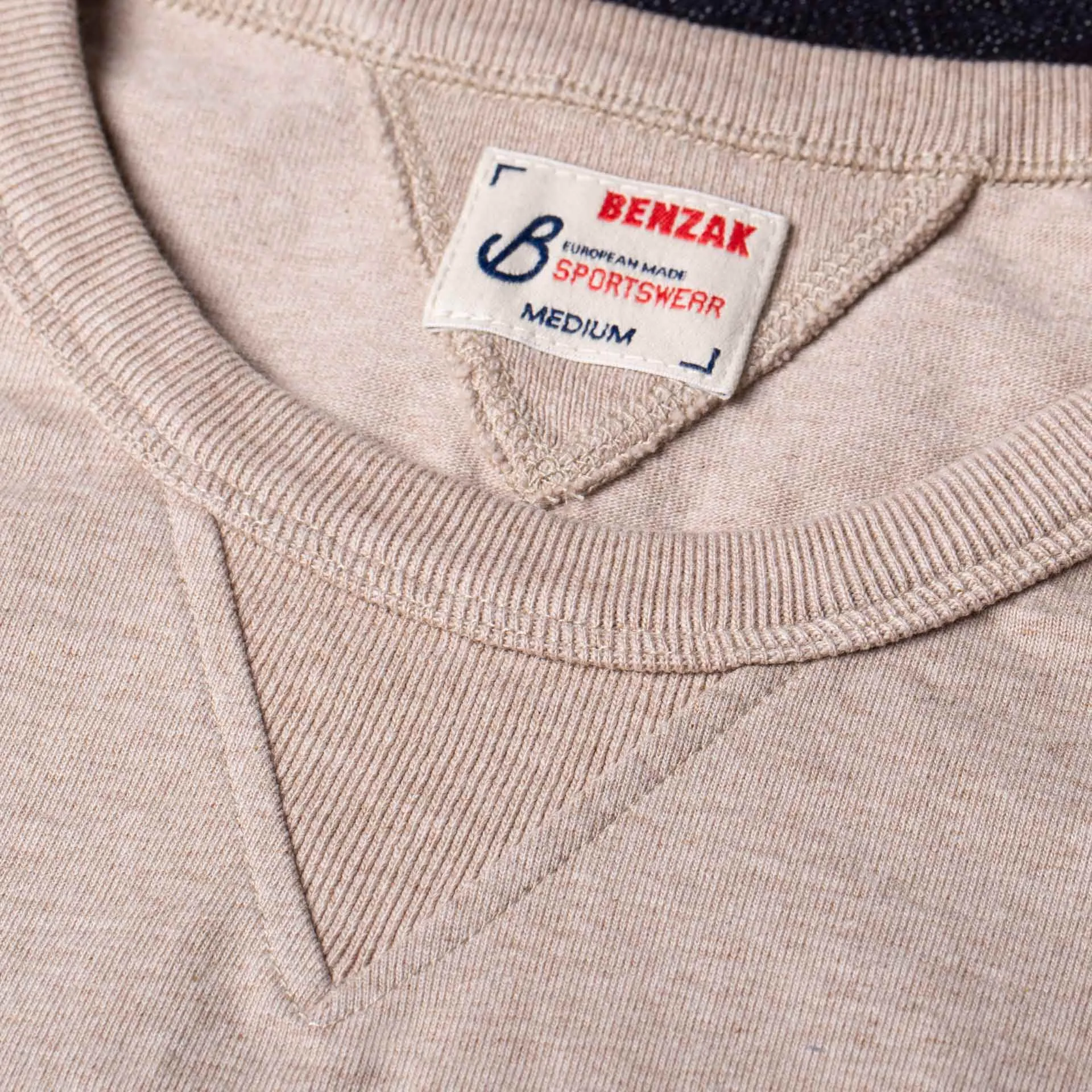 BT-06 GUSSET TEE brown melee extra heavy jersey