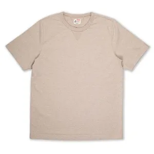 BT-06 GUSSET TEE brown melee extra heavy jersey