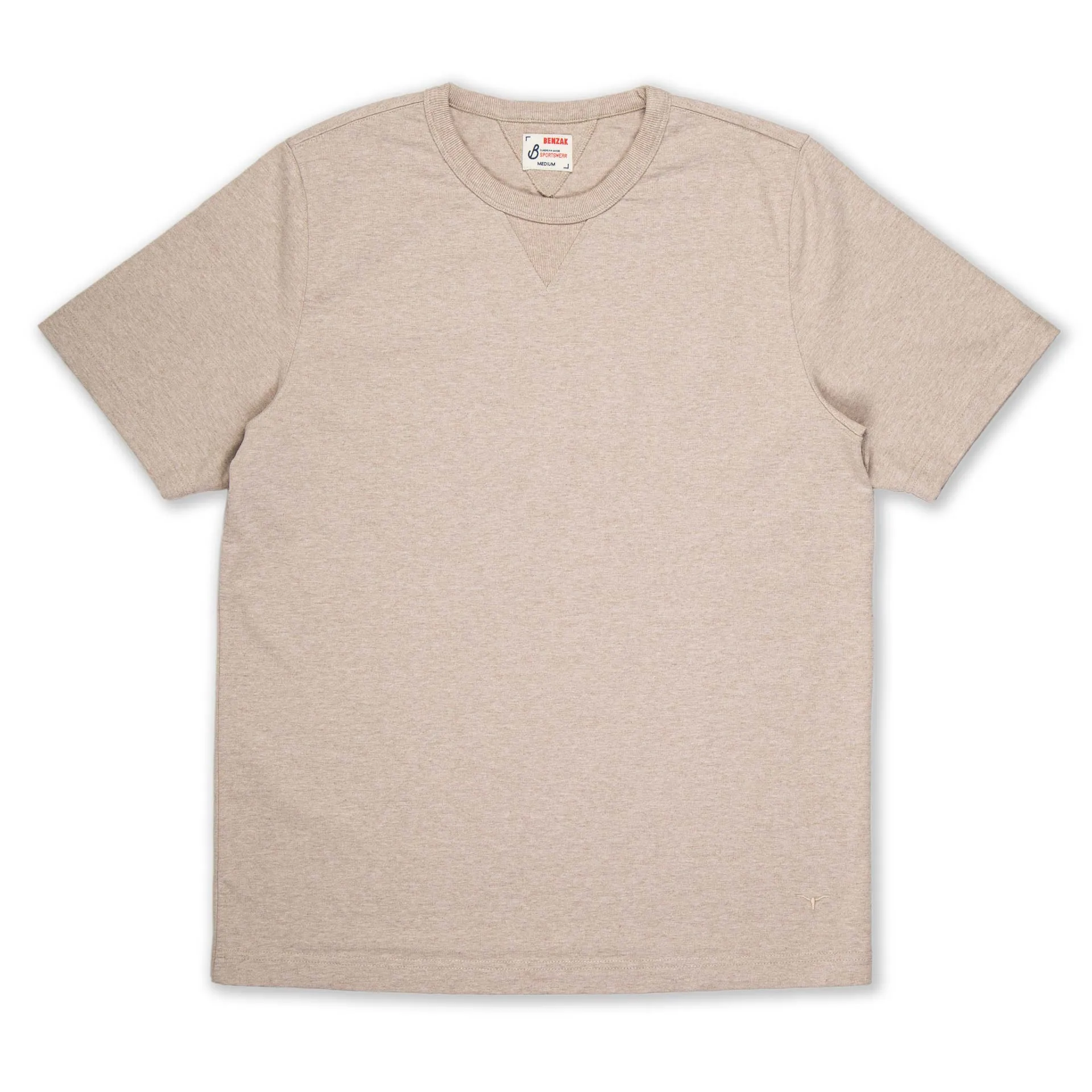 BT-06 GUSSET TEE brown melee extra heavy jersey