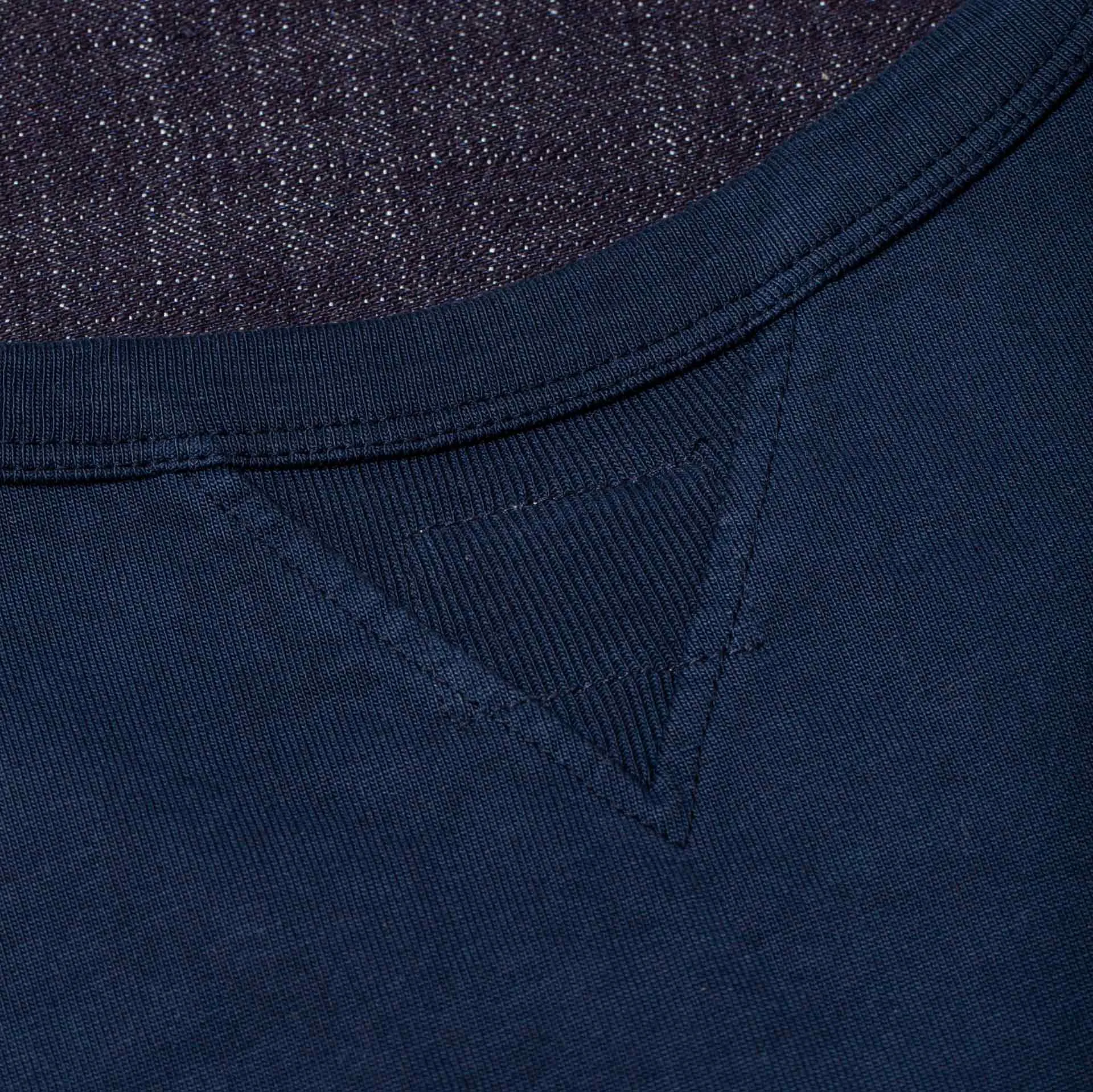 BT-06 GUSSET TEE navy extra heavy jersey