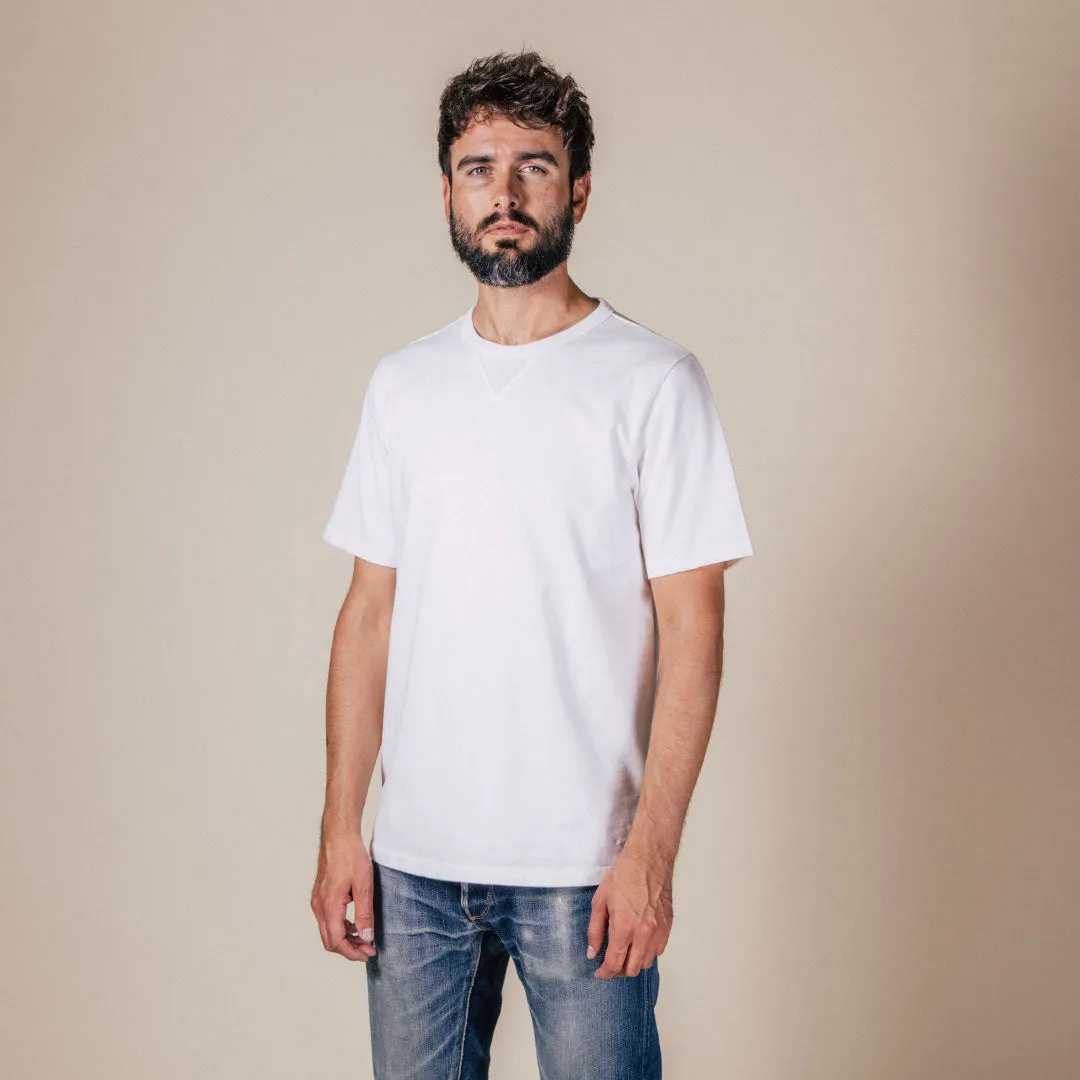 BT-06 GUSSET TEE off white extra heavy jersey