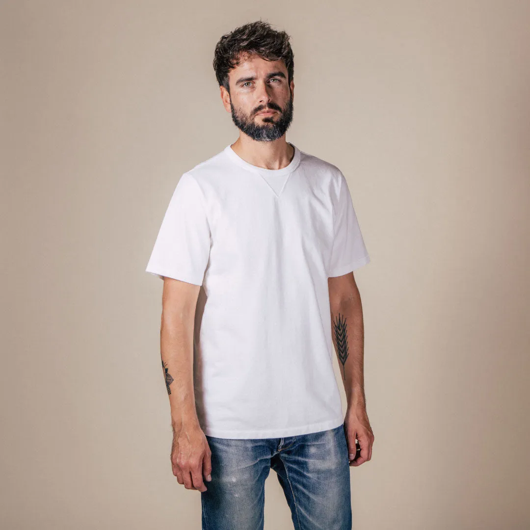 BT-06 GUSSET TEE off white extra heavy jersey