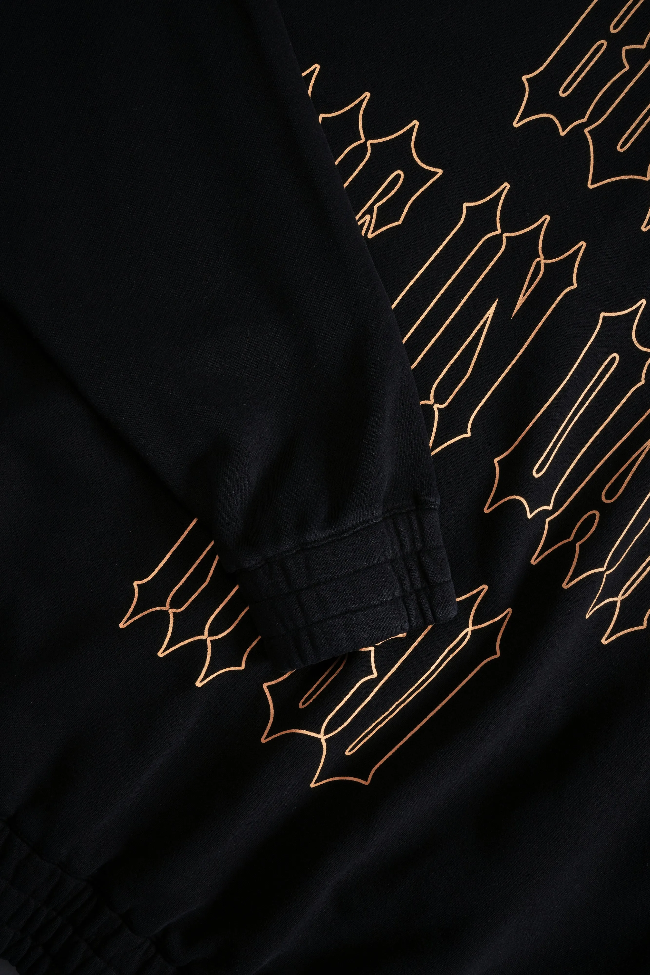Bury Me In Darc NFGU V2 "Chambers" Zip Hoodie in Black/Orange