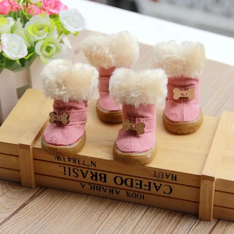 Casual Thick Winter Dog Boots