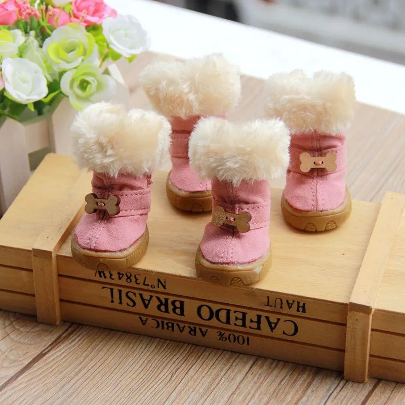 Casual Thick Winter Dog Boots