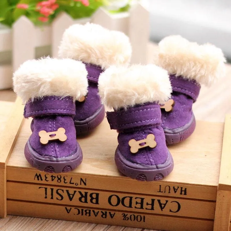 Casual Thick Winter Dog Boots