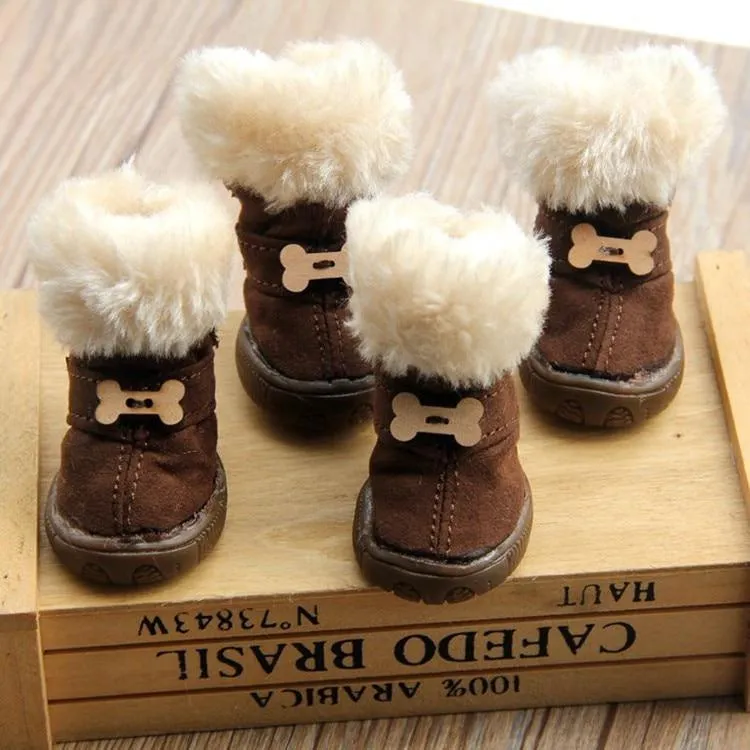 Casual Thick Winter Dog Boots