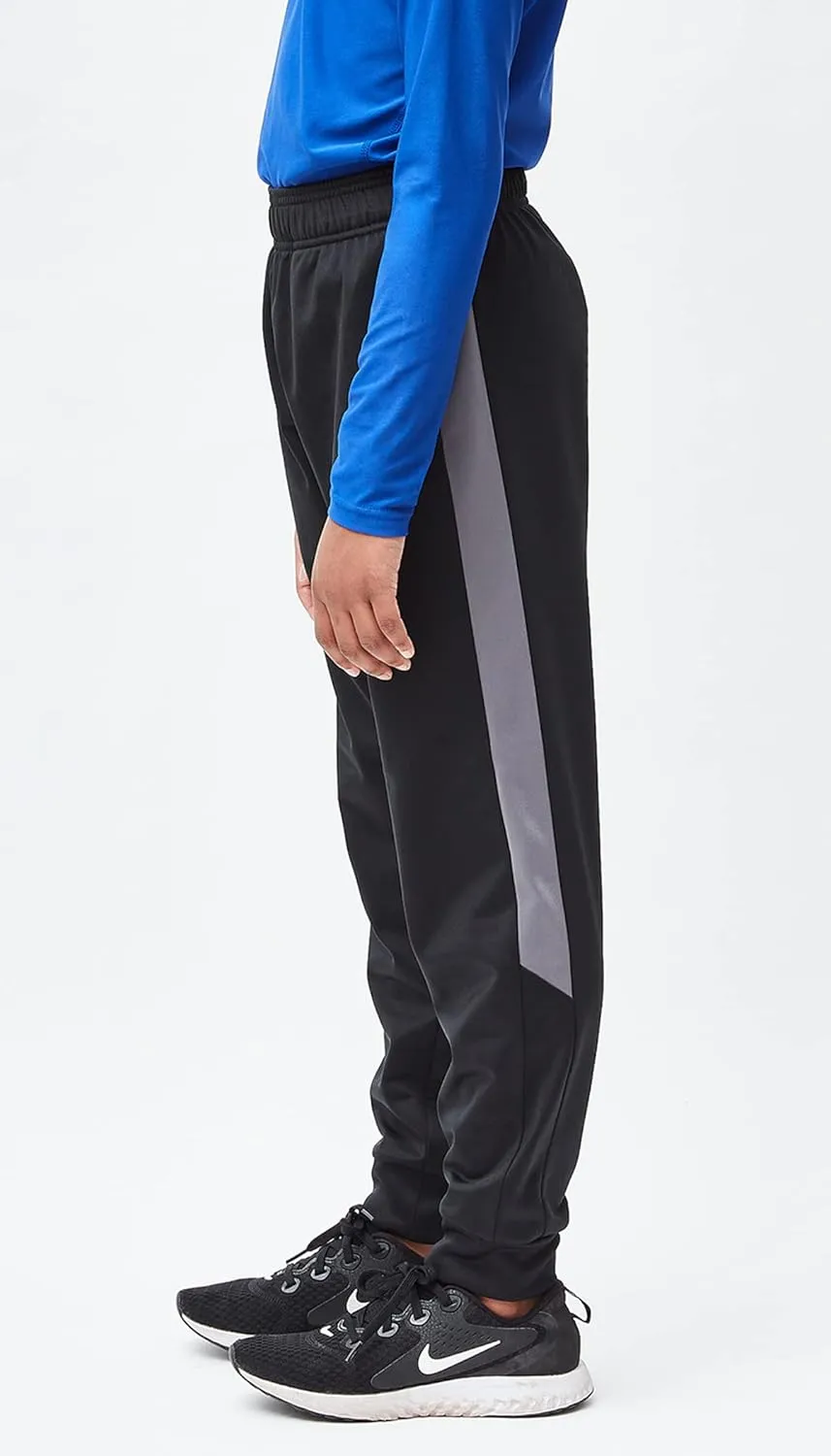 DEVOPS Boys Active Performance Workout Athletic Training Pants [2 Pack]