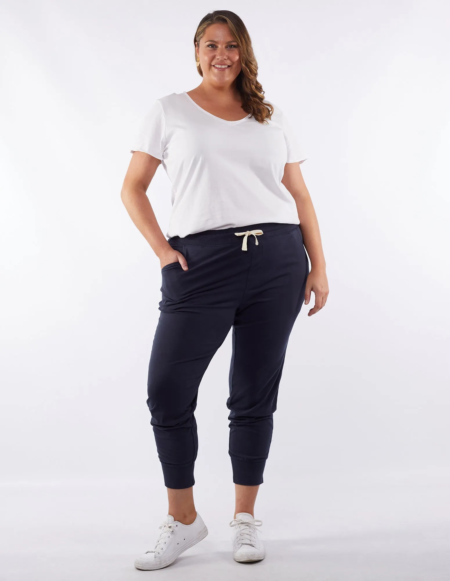 Elm Wash Out Lounge Pant Navy