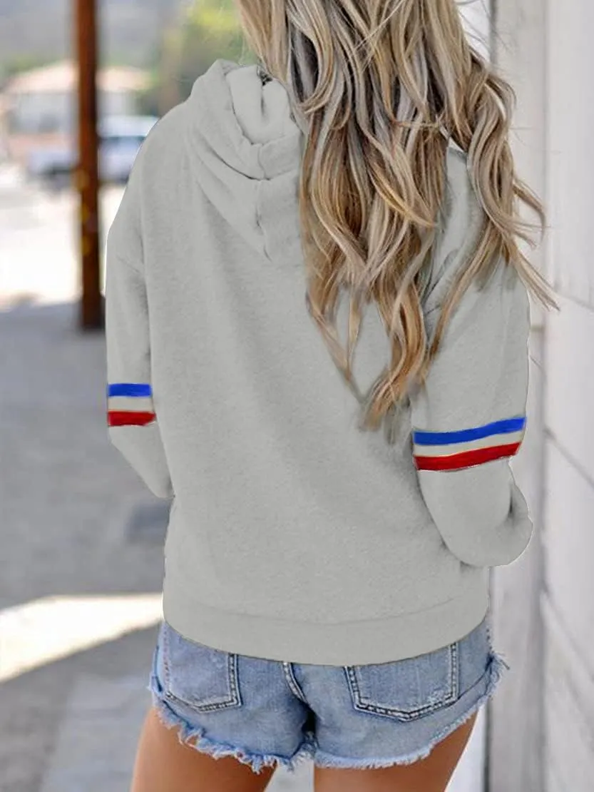ETATNG Womens Baseball Hoodies Long Sleeve Casual Athletic Loose Pullover Baseball Mom Sweatshirts with Pockets