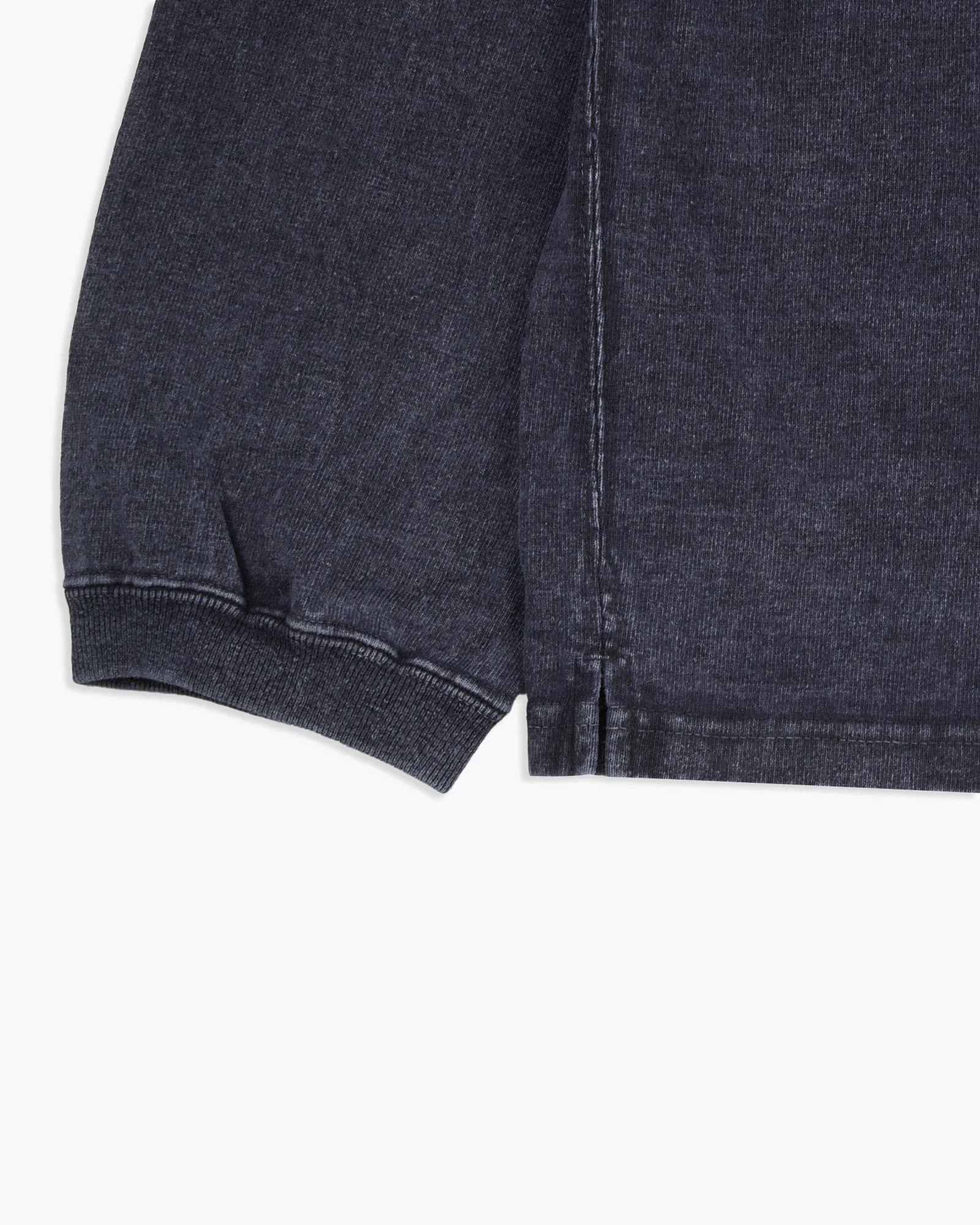 Good On L/S Heavy Crew Tee - Pigment Dyed Navy