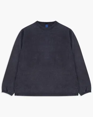 Good On L/S Heavy Crew Tee - Pigment Dyed Navy