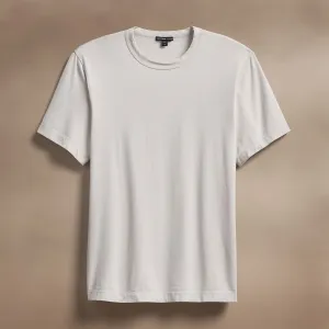 Heavy Luxe Jersey Crew - Light Mist