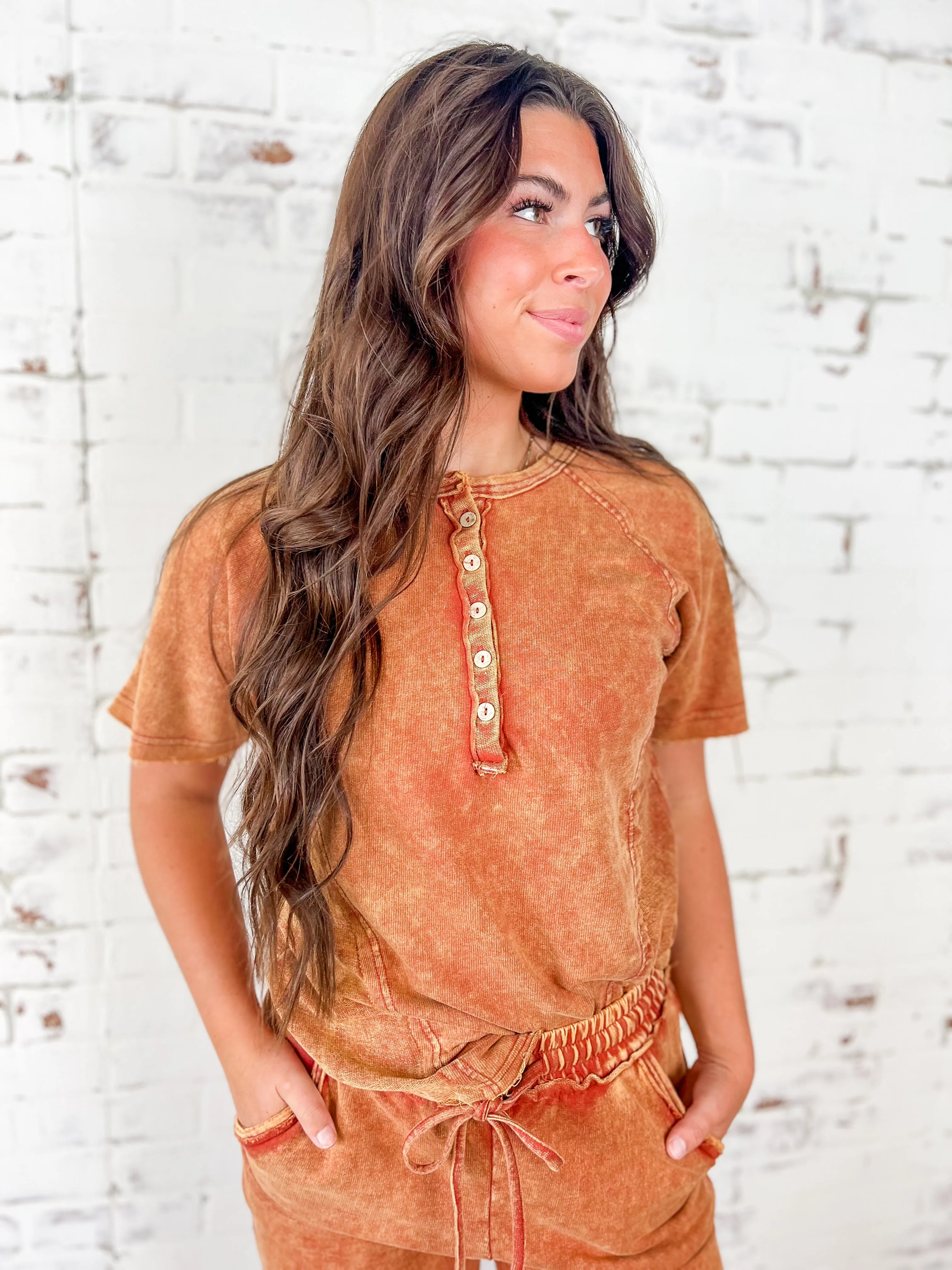Henley Raglan Top