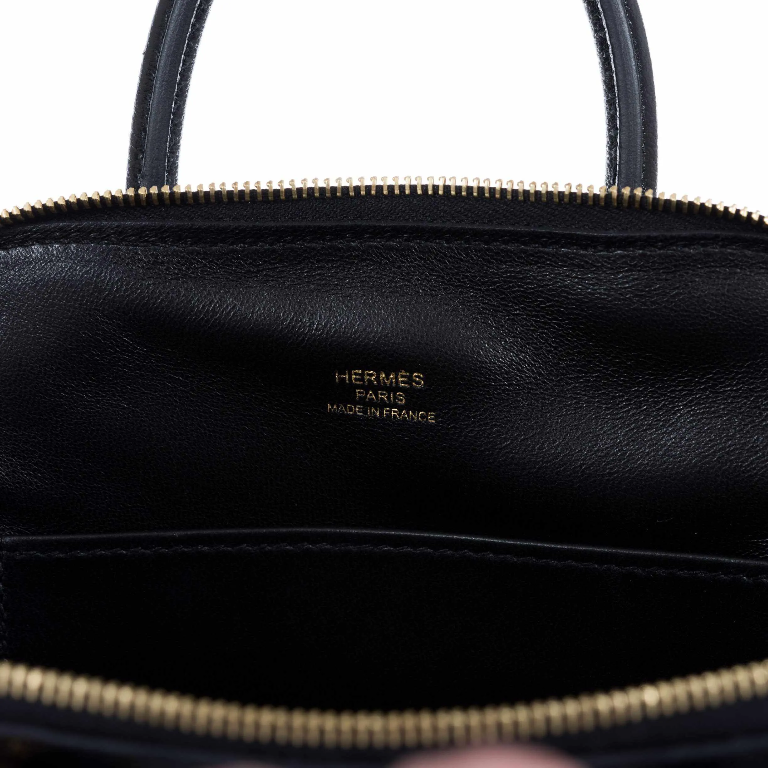 Hermès Mini Bolide 1923 in Black Chevre Mysore with Gold Hardware
