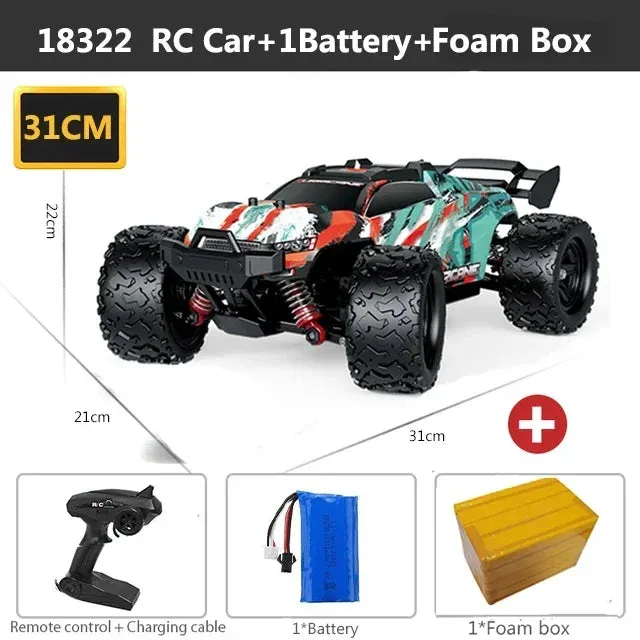 HS 18311 18321 18302 Remote Control Car 2.4GHz rc car All-Terrain 45Km/h 1:18 Off-Road Truck Toy Birthday Present for Children