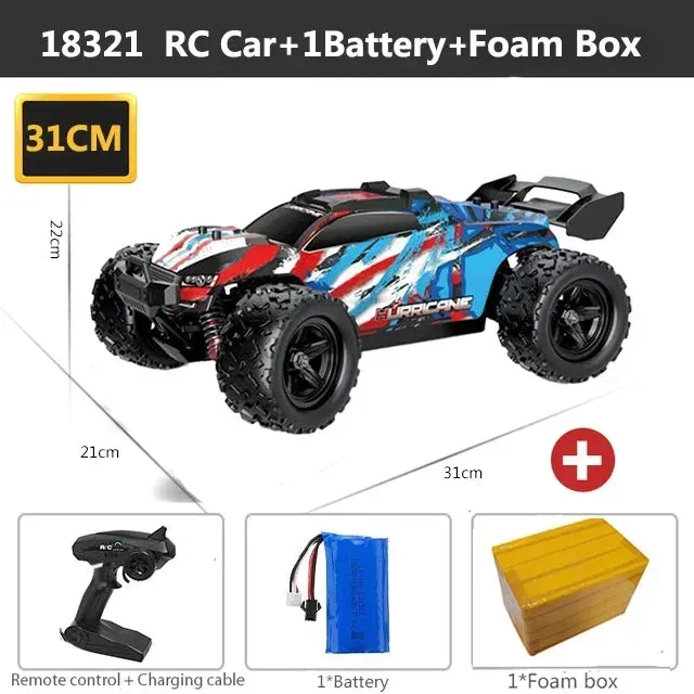 HS 18311 18321 18302 Remote Control Car 2.4GHz rc car All-Terrain 45Km/h 1:18 Off-Road Truck Toy Birthday Present for Children