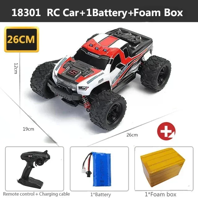 HS 18311 18321 18302 Remote Control Car 2.4GHz rc car All-Terrain 45Km/h 1:18 Off-Road Truck Toy Birthday Present for Children