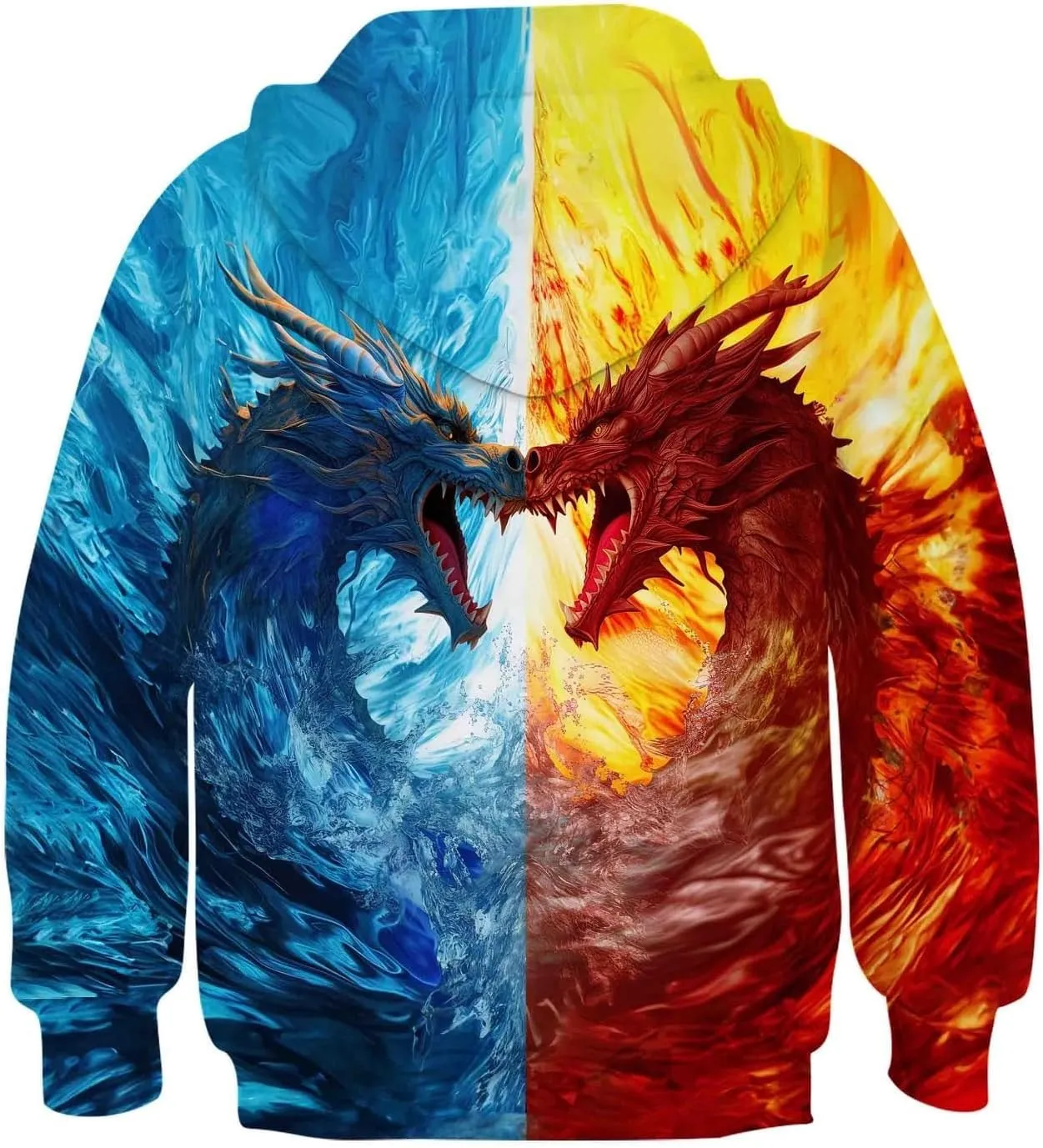 Idgreatim 6-14T Boys Zip Up Hoodies Kids 3D Graphic Hoody Sweatshirt Zipper Pullover with Pockets