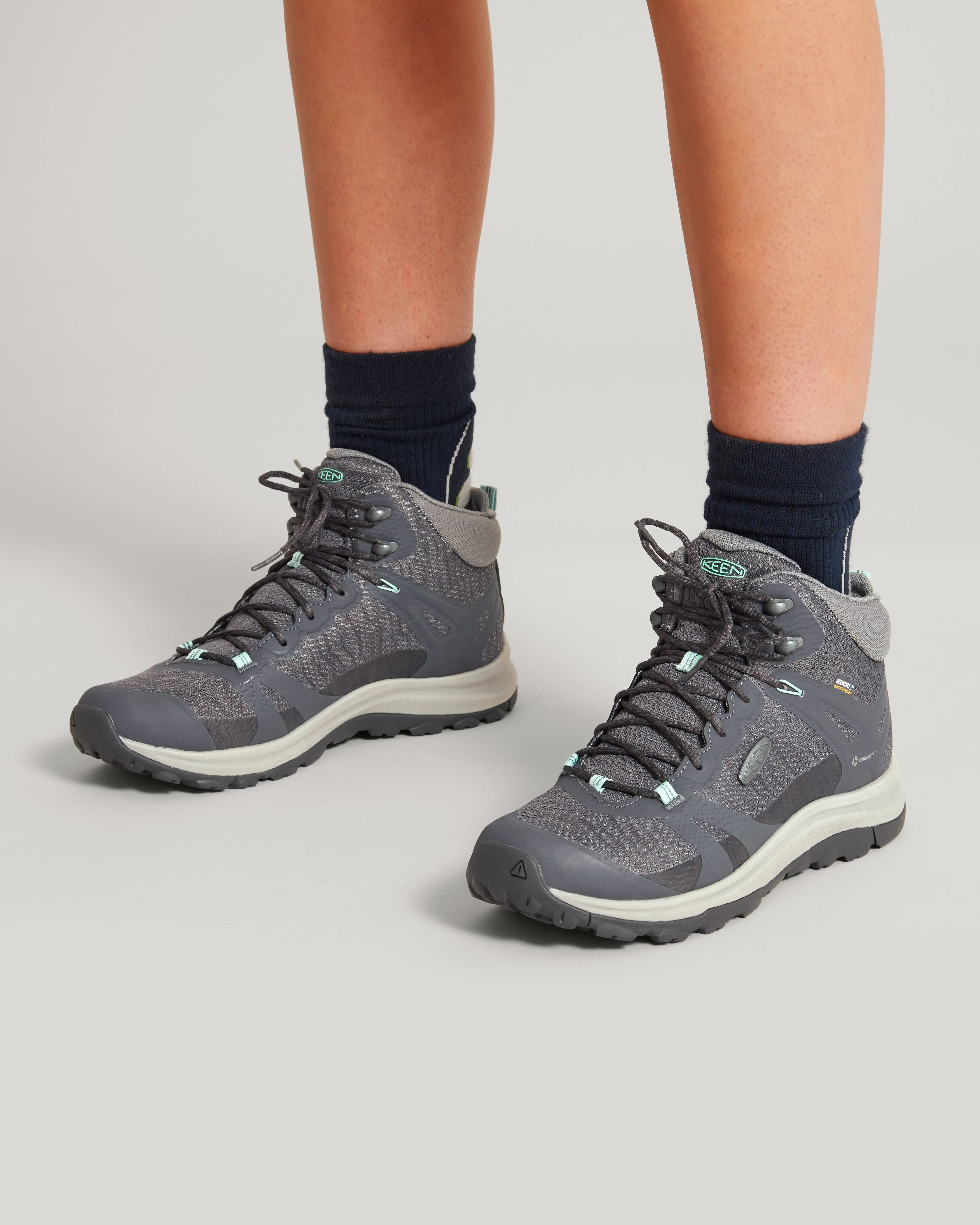 Keen Terradora II Women's Waterproof Hiking Boots - Magnet/Ocean Wave