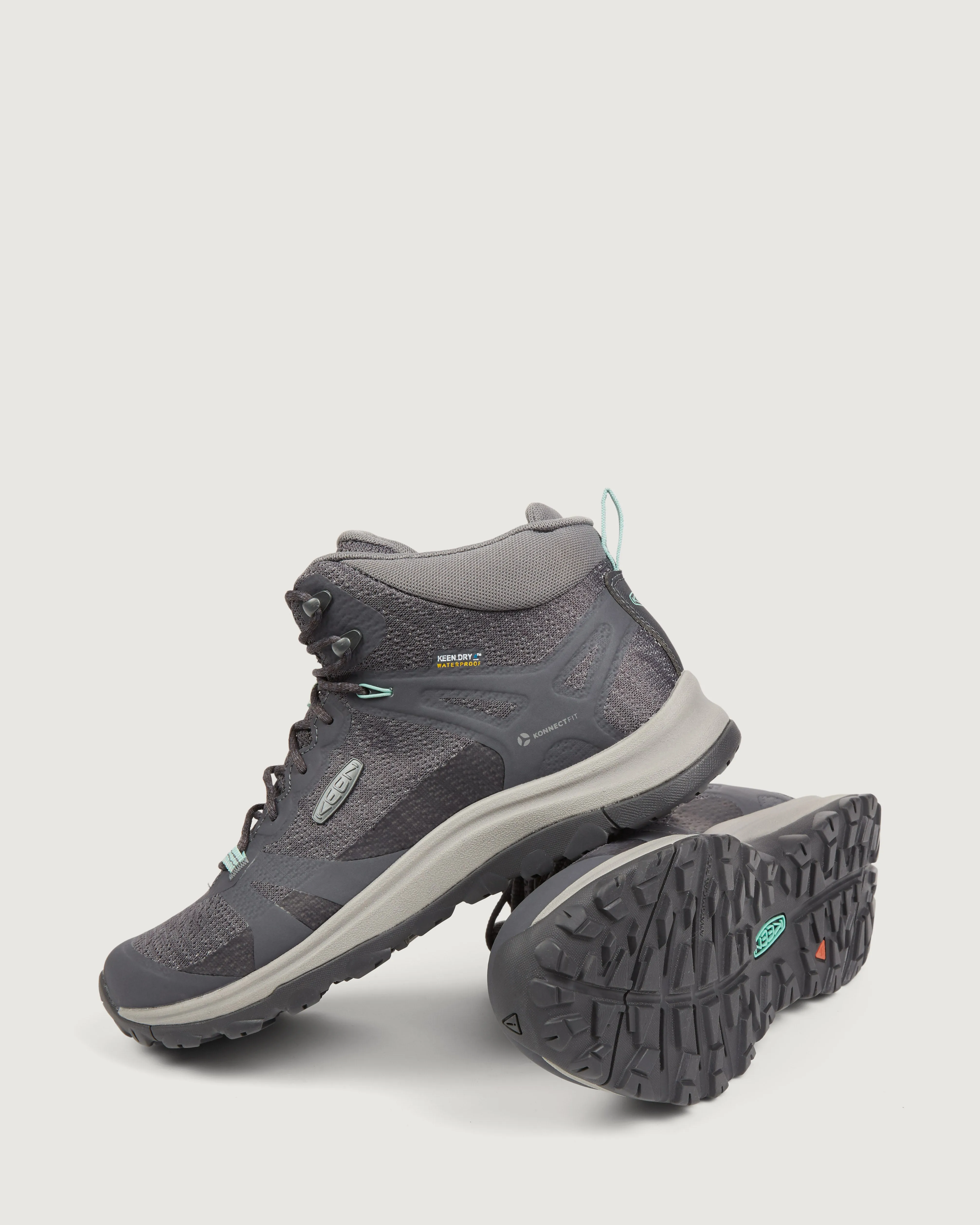 Keen Terradora II Women's Waterproof Hiking Boots - Magnet/Ocean Wave
