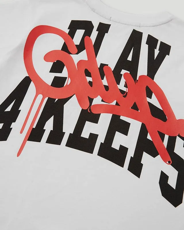 KIDS Play For Keeps T-Shirt White/Red