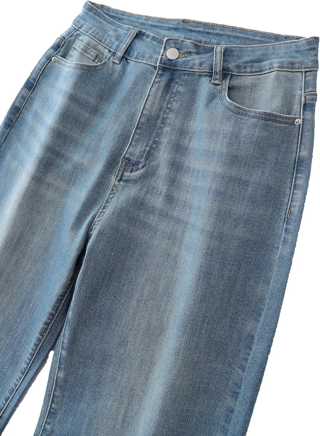 KISSPLUS Plus Size Baggy Jeans for Women High Waist Loose Women Jeans Curvy Stretchy Denim Pants for Women