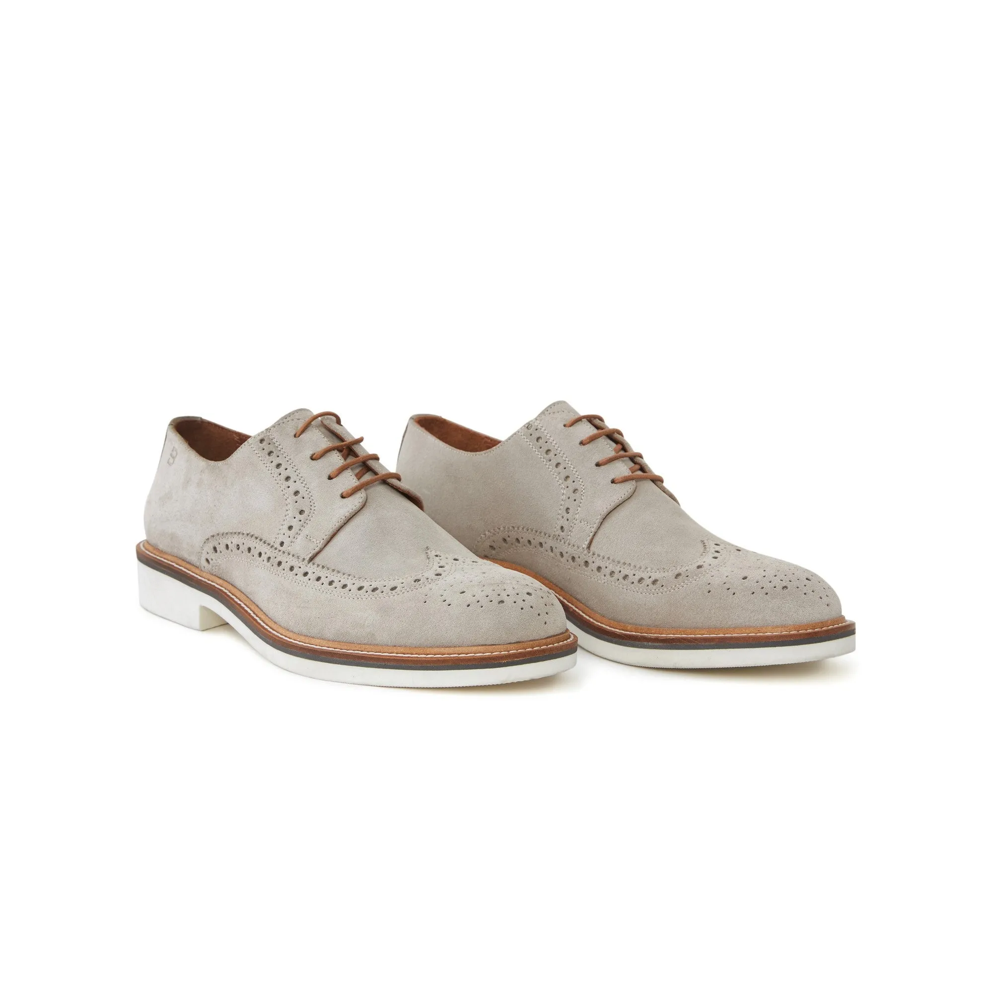 Men's Suede Calf Leather Handmade Oxford M9013