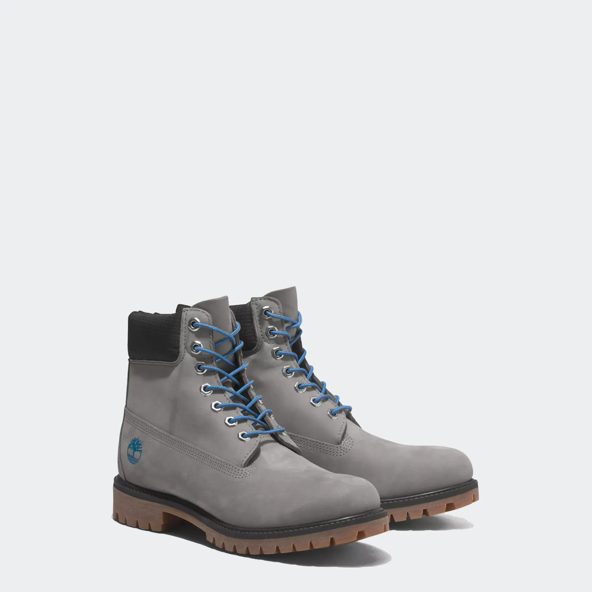 Men's Timberland Premium 6-Inch Waterproof Boots Medium Grey Blue