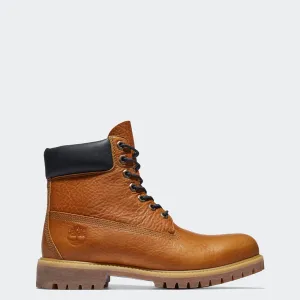Men's Timberland Premium 6-Inch Waterproof Boots Wheat Full-Grain