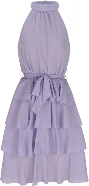 Off Shouder Sleeveless Dress for Women Sexy Short Mini Dress Ruffle Hem Dress Beach Party Club Cocktail Dress
