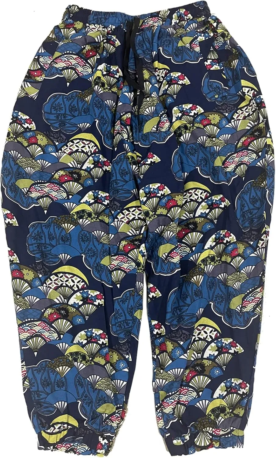 ONTTNO Men's Harem Pants Loose Stretchy Waist Casual Hippie Trousers