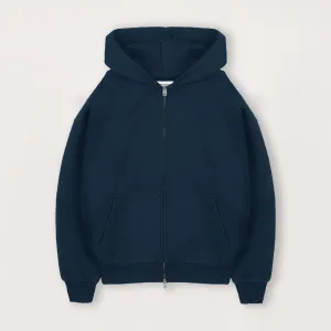 Sculpt Zip Hoodie - Midnight Blue