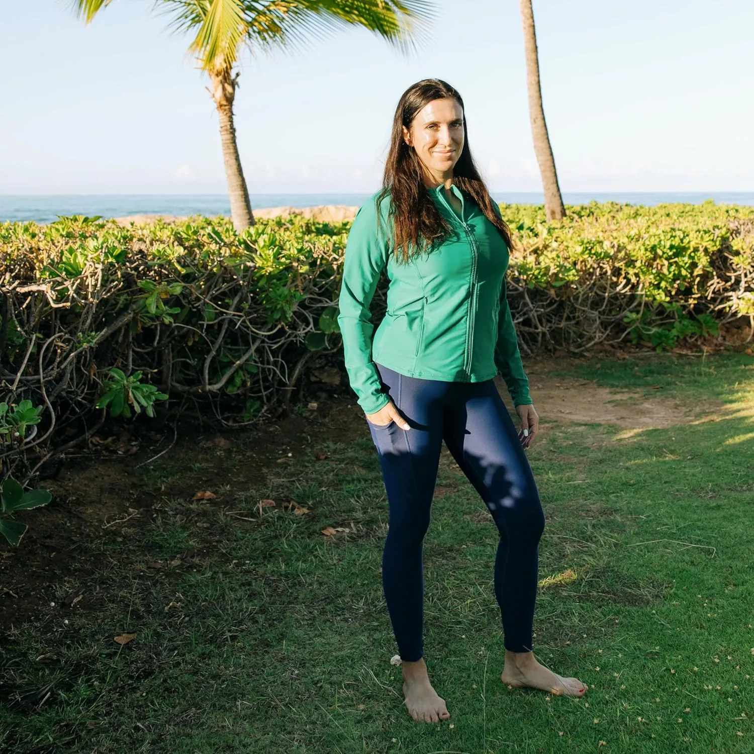 SwimZip Women's Swim Pants - UPF 50  Sun Protection - Swim Leggings