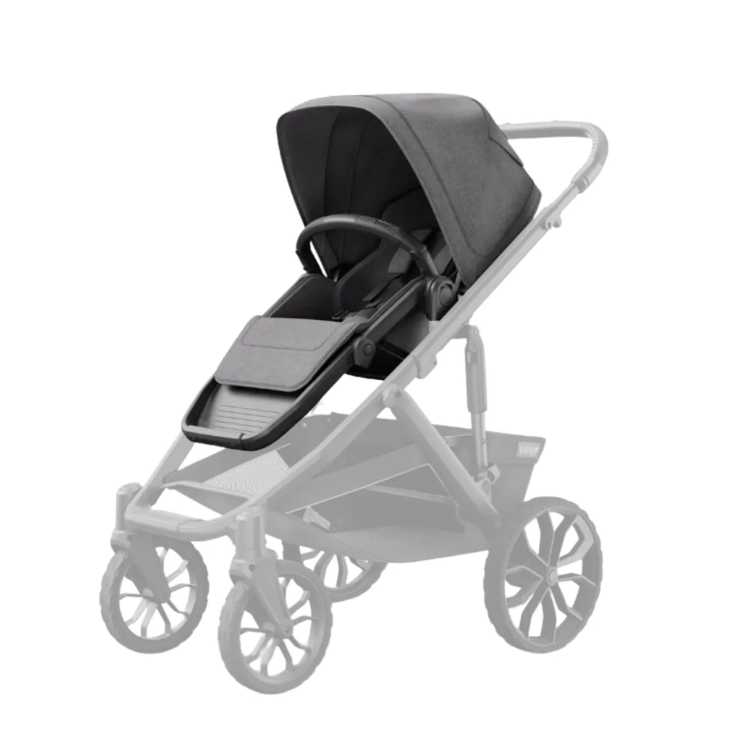 Switch&Roll Stroller w/Infant Essentials  (Switchback Seat, &Roll Frame, Leather Grips & Bumper Bar, Bassinet) by Veer