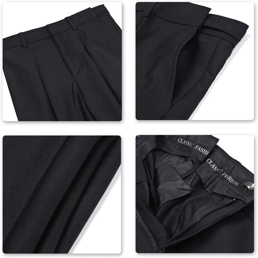 SWOTGdoby Boys Tuxedo Suit Shiny Formal Dress 2 Pieces Suit Set Paisley Blazer Pants Sequin Shawl Collar
