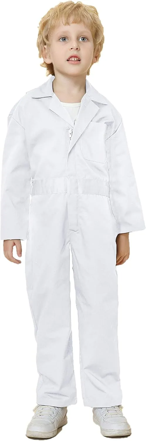 TopTie Kid's Coverall for Boys, Mechanic Christmas Halloween Suit Costume, Flight Suit, Mechanic Jumpsuit