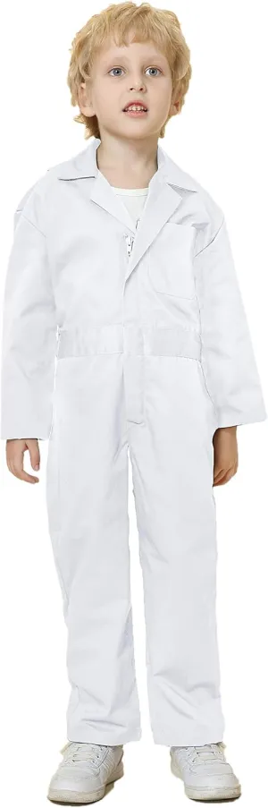 TopTie Kid's Coverall for Boys, Mechanic Christmas Halloween Suit Costume, Flight Suit, Mechanic Jumpsuit